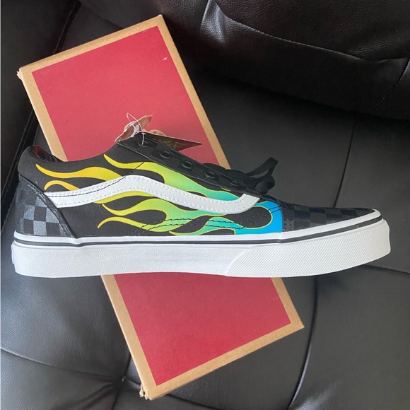 Vans (Glow Flame) Sneakers - Picture 2 of 4